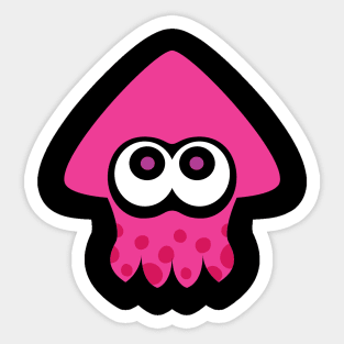 octo pink Sticker